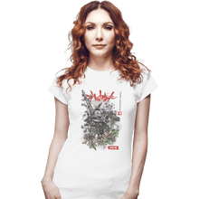 Load image into Gallery viewer, Shirts Fitted Shirts, Woman / Small / White Evangelion Ink