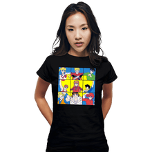 Load image into Gallery viewer, Secret_Shirts Fitted Shirts, Woman / Small / Black Anime Heart Of A 90s Kid