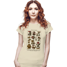 Load image into Gallery viewer, Daily_Deal_Shirts Fitted Shirts, Woman / Small / White Mario Mushrooms