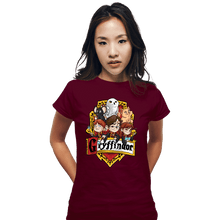 Load image into Gallery viewer, Secret_Shirts Fitted Shirts, Woman / Small / Maroon Little Wizards