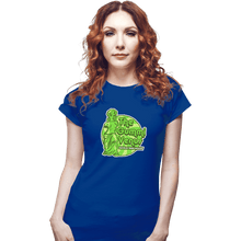 Load image into Gallery viewer, Shirts Fitted Shirts, Woman / Small / Royal Blue Gummi Venus