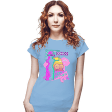 Load image into Gallery viewer, Shirts Fitted Shirts, Woman / Small / Powder Blue Vapor De Milo