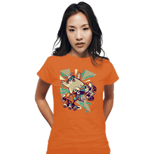 Load image into Gallery viewer, Daily_Deal_Shirts Fitted Shirts, Woman / Small / Orange Best Gifts