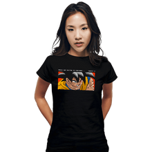 Load image into Gallery viewer, Shirts Fitted Shirts, Woman / Small / Black Goku Continue