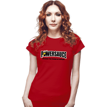 Load image into Gallery viewer, Secret_Shirts Fitted Shirts, Woman / Small / Red Powersauce