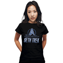 Load image into Gallery viewer, Shirts Fitted Shirts, Woman / Small / Black Seth Trek