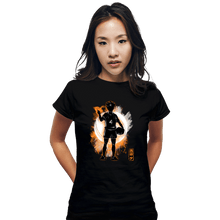 Load image into Gallery viewer, Shirts Fitted Shirts, Woman / Small / Black Cosmic Yu Nishinoya