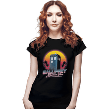 Load image into Gallery viewer, Shirts Fitted Shirts, Woman / Small / Black Gallifrey Summer Vibes