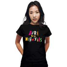 Load image into Gallery viewer, Daily_Deal_Shirts Fitted Shirts, Woman / Small / Black Born 90s