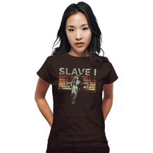 Load image into Gallery viewer, Shirts Fitted Shirts, Woman / Small / Black Retro Slave 1