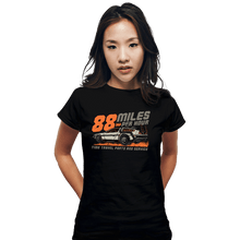 Load image into Gallery viewer, Daily_Deal_Shirts Fitted Shirts, Woman / Small / Black 88 Miles Per Hour