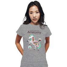 Load image into Gallery viewer, Shirts Fitted Shirts, Woman / Small / Sports Grey Anatomy Of A Unicorn