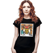 Load image into Gallery viewer, Shirts Fitted Shirts, Woman / Small / Black 1986