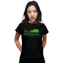 Load image into Gallery viewer, Daily_Deal_Shirts Fitted Shirts, Woman / Small / Black Motivational Trail