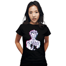 Load image into Gallery viewer, Secret_Shirts Fitted Shirts, Woman / Small / Black Glitched Joker