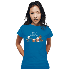 Load image into Gallery viewer, Shirts Fitted Shirts, Woman / Small / Sapphire What's In The Booox?