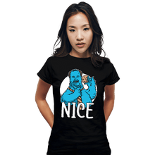 Load image into Gallery viewer, Shirts Fitted Shirts, Woman / Small / Black Nice