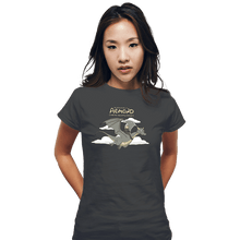 Load image into Gallery viewer, Daily_Deal_Shirts Fitted Shirts, Woman / Small / Charcoal Dragon Dancer