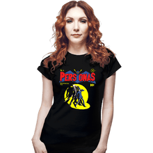 Load image into Gallery viewer, Shirts Fitted Shirts, Woman / Small / Black Investigation Team Comics