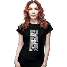 Load image into Gallery viewer, Shirts Fitted Shirts, Woman / Small / Black Grimes Actually