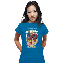 Load image into Gallery viewer, Shirts Fitted Shirts, Woman / Small / Sapphire Weekend at Tony's