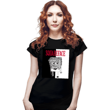 Load image into Gallery viewer, Shirts Fitted Shirts, Woman / Small / Black Squareface