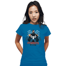 Load image into Gallery viewer, Shirts Fitted Shirts, Woman / Small / Sapphire Gym-Biote Club