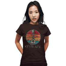 Load image into Gallery viewer, Shirts Fitted Shirts, Woman / Small / Black Vintage Keyblade