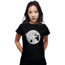 Load image into Gallery viewer, Shirts Fitted Shirts, Woman / Small / Black Robot Love