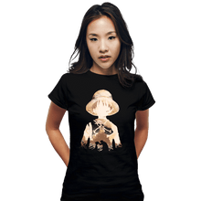 Load image into Gallery viewer, Secret_Shirts Fitted Shirts, Woman / Small / Black Straw Hat