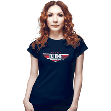 Load image into Gallery viewer, Shirts Fitted Shirts, Woman / Small / Navy Danger Zone