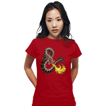 Load image into Gallery viewer, Secret_Shirts Fitted Shirts, Woman / Small / Red Bone Dragon Secret Sale