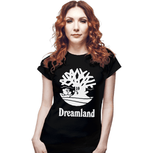 Load image into Gallery viewer, Shirts Fitted Shirts, Woman / Small / Black Dreamland