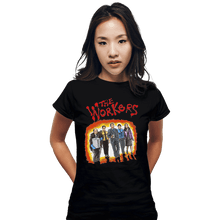 Load image into Gallery viewer, Shirts Fitted Shirts, Woman / Small / Black The Workers