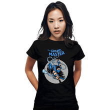 Load image into Gallery viewer, Daily_Deal_Shirts Fitted Shirts, Woman / Small / Black The Grand Master