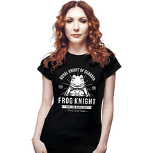 Load image into Gallery viewer, Shirts Fitted Shirts, Woman / Small / Black Frog Knight