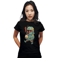 Load image into Gallery viewer, Shirts Fitted Shirts, Woman / Small / Black Bountea Hunter