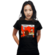 Load image into Gallery viewer, Secret_Shirts Fitted Shirts, Woman / Small / Black High Ground