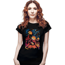 Load image into Gallery viewer, Daily_Deal_Shirts Fitted Shirts, Woman / Small / Black Catula