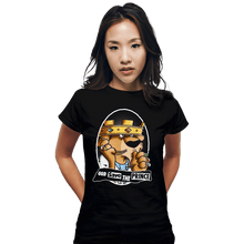 Load image into Gallery viewer, Daily_Deal_Shirts Fitted Shirts, Woman / Small / Black God Save The Prince