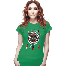 Load image into Gallery viewer, Shirts Fitted Shirts, Woman / Small / Irish Green Bathhouse Crest