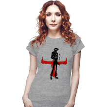 Load image into Gallery viewer, Shirts Fitted Shirts, Woman / Small / Sports Grey Crimson Cowboy