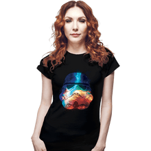 Load image into Gallery viewer, Daily_Deal_Shirts Fitted Shirts, Woman / Small / Black Galactic Stormtrooper