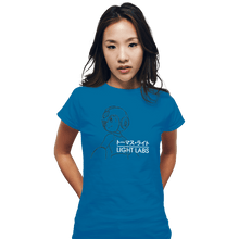 Load image into Gallery viewer, Shirts Fitted Shirts, Woman / Small / Sapphire Light Labs