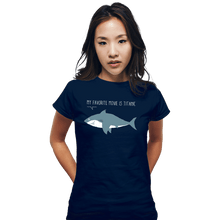 Load image into Gallery viewer, Shirts Fitted Shirts, Woman / Small / Navy It Has A Good Ending