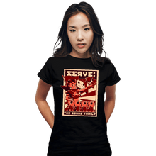 Load image into Gallery viewer, Shirts Fitted Shirts, Woman / Small / Black Robot Rampage