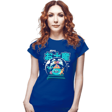 Load image into Gallery viewer, Shirts Fitted Shirts, Woman / Small / Royal Blue JRPG Souvenir Slimes