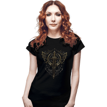 Load image into Gallery viewer, Sold_Out_Shirts Fitted Shirts, Woman / Small / Black Hero Sword