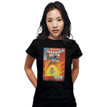 Load image into Gallery viewer, Shirts Fitted Shirts, Woman / Small / Black The Amazing Darkwing Duck