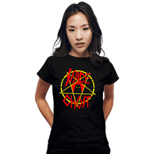 Load image into Gallery viewer, Daily_Deal_Shirts Fitted Shirts, Woman / Small / Black Space Slayer